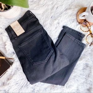 Madewell Jeans 10" High-Rise Skinny Jean Black Jeans Ankle Fit w/ Magic Pockets